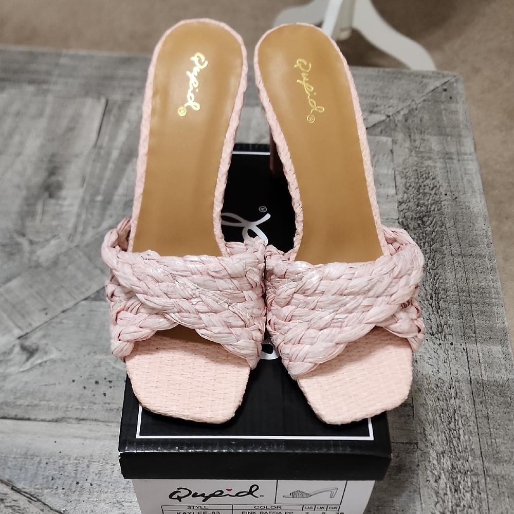 Qupid Pink Heels